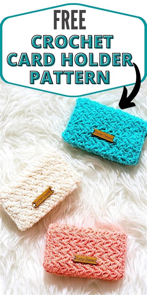 free crochet card holder patterns.